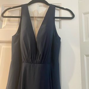BHLDN x Jenny Yoo Ryan dress size 2 navy blue